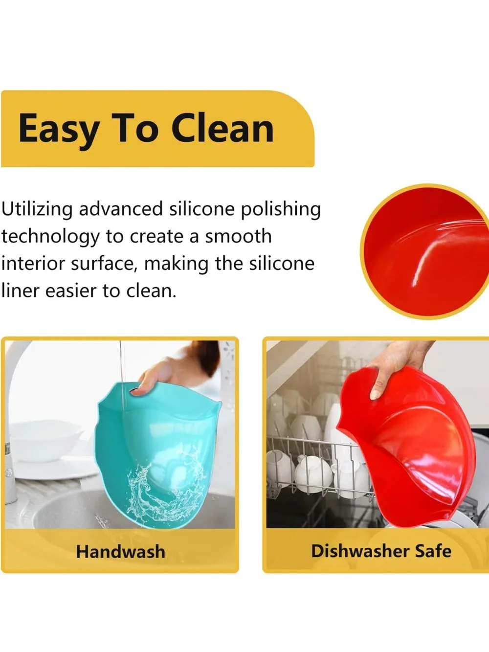 Silicone Double Slow Cooker Reusable Liner